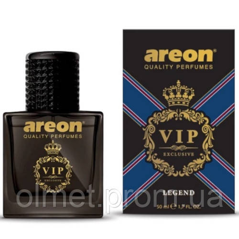 Ароматизатор VIP-спрей Легенда (Legend) скло 50 мл Чорний дизайн Areon Ароматизатор VIP-спрей Легенда (Legend) скло 50 мл Чорний дизайн Areon
