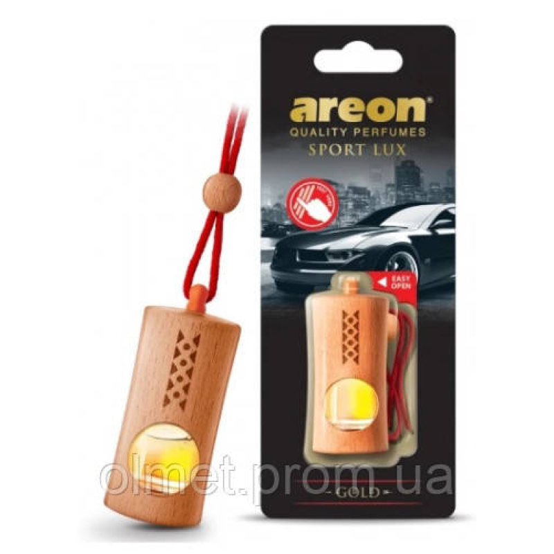 Ароматизатор Fresco Sport Lux підвіска з рідиною Золото (Gold) Areon