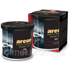 Ароматизатор Sport Lux гель консервна Срібло (Silver) Areon