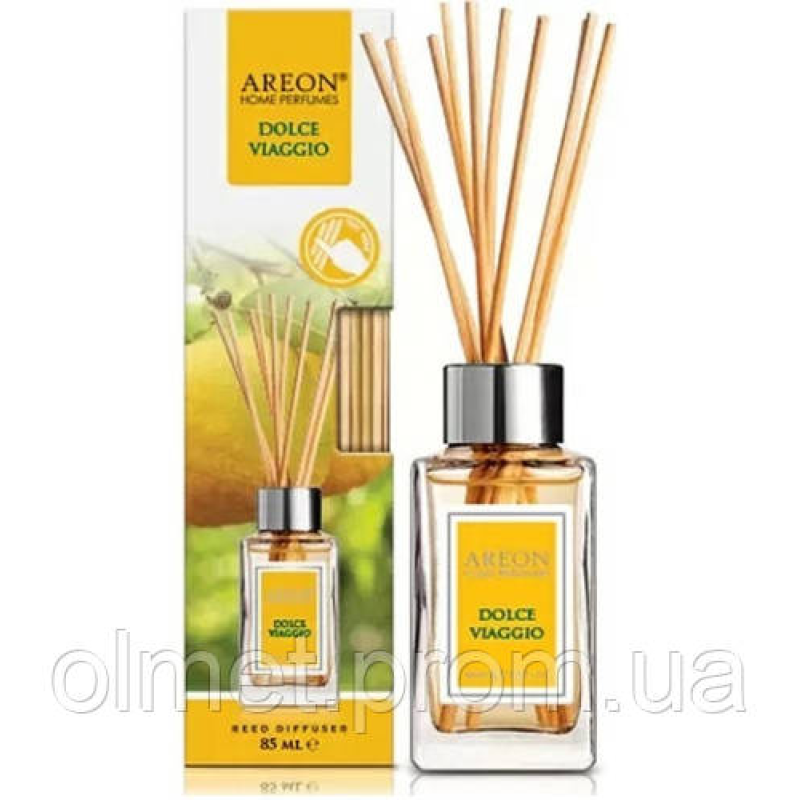 Ароматизатор Home Perfumes дифузор Солодка подорож (Dolce Viaggio) 85 мл Areon Ароматизатор Home Perfumes дифузор Солодка подорож (Dolce Viaggio) 85 мл Areon