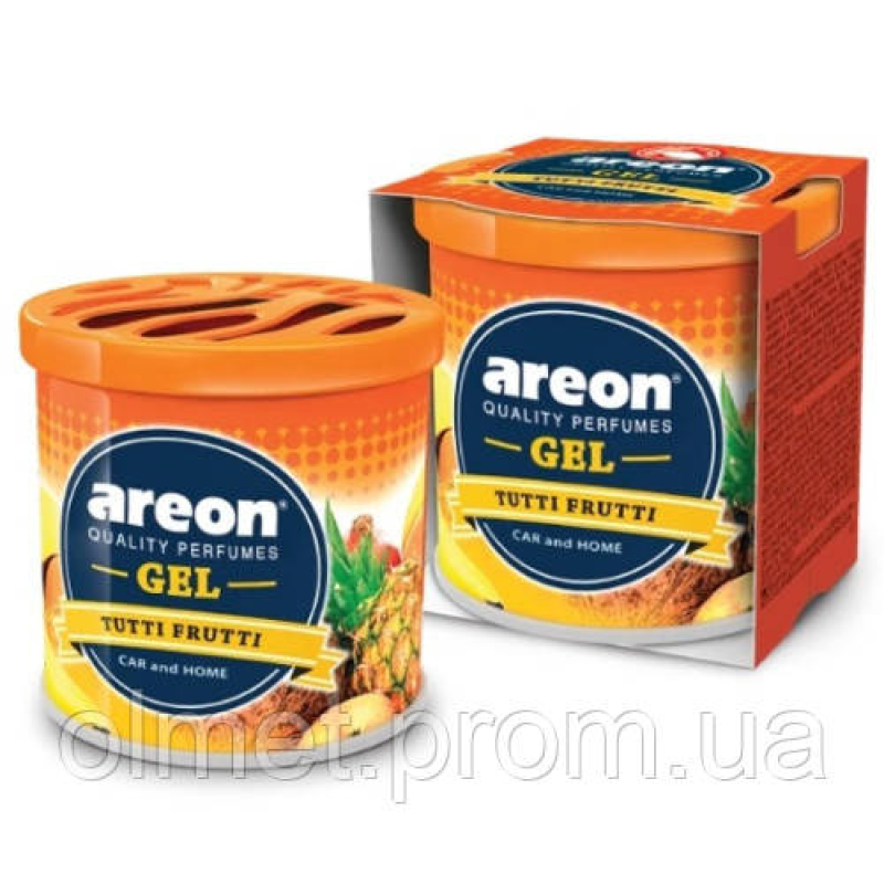 Ароматизатор Sport Lux гель консерву Тутті Фрутті (Tutti Frutti) без уп. Areon Ароматизатор Sport Lux гель консерву Тутті Фрутті (Tutti Frutti) без уп. Areon