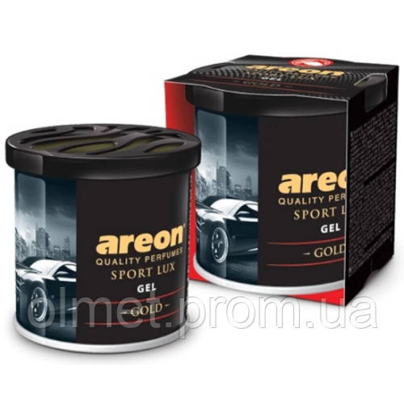 Ароматизатор Sport Lux гель консерв Золото (Gold) Areon Ароматизатор Sport Lux гель консерв Золото (Gold) Areon