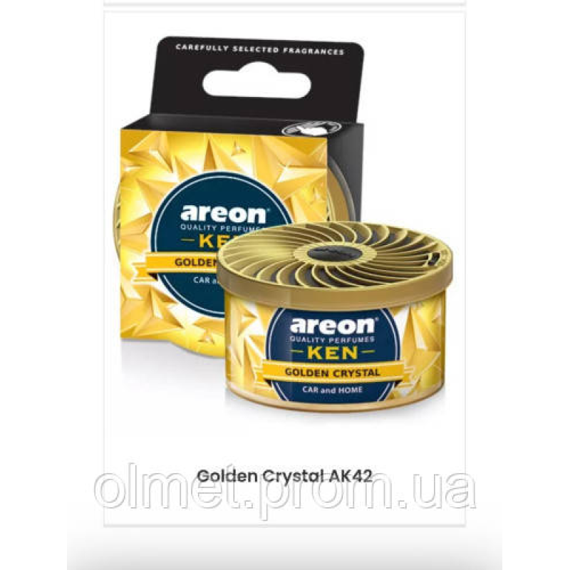 Ароматизатор Ken банка Золотий Кристал (Golden Crystal) Areon