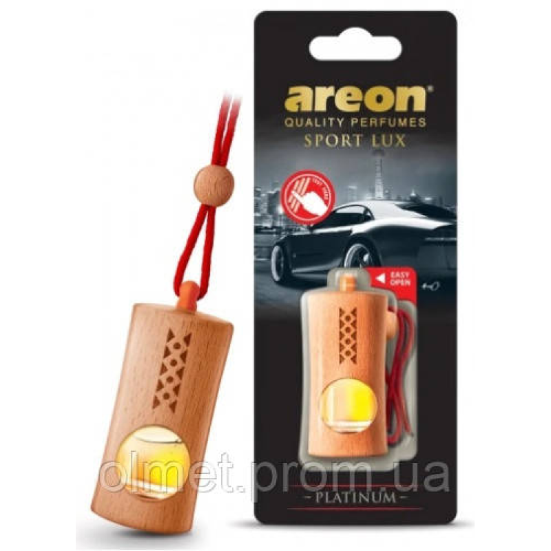 Ароматизатор Fresco Sport Lux підвіска з рідиною Платина (Platinum) Areon