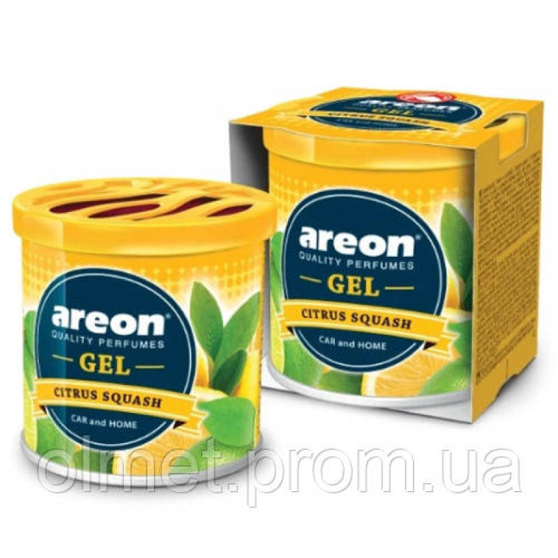 Ароматизатор Sport Lux гель консервний Цитрусовий Сквош (Citrus Squash) без уп. Areon
