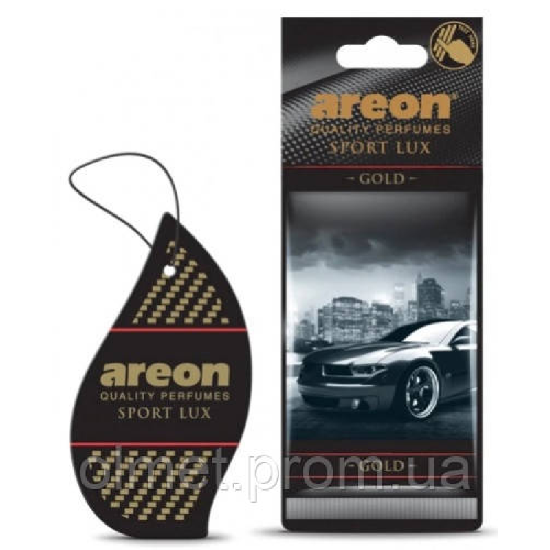 Ароматизатор Sport Lux картонна підвіска Золото (Gold) Areon Ароматизатор Sport Lux картонна підвіска Золото (Gold) Areon