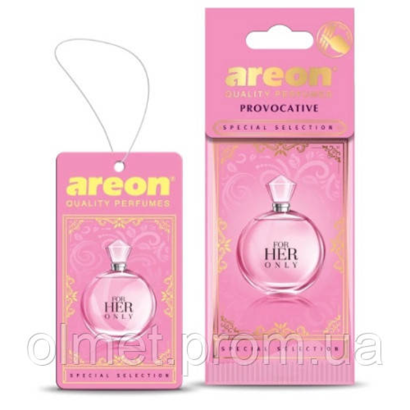 Ароматизатор Special Selection картонна підвіска Провокаційний (Provocative) Areon Ароматизатор Special Selection картонна підвіска Провокаційний (Provocative) Areon