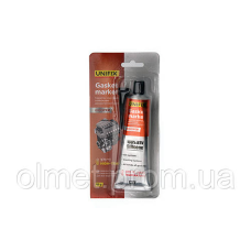 Герметик прокладок силіконовий високотемпературний мідний 85 г UNIFIX