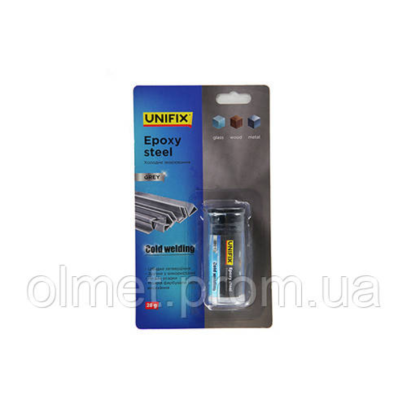 Холодне зварювання сіре 28 г (блістер) UNIFIX