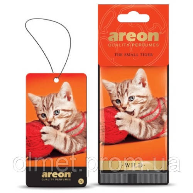 Ароматизатор Wild картонна підвіска Маленький Тигр (The Small Tiger) Areon Ароматизатор Wild картонна підвіска Маленький Тигр (The Small Tiger) Areon