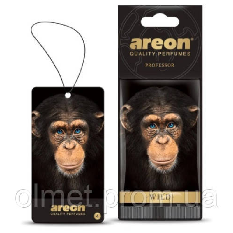 Ароматизатор Wild картонна підвіскарист (Professor) Areon Ароматизатор Wild картонна підвіскарист (Professor) Areon