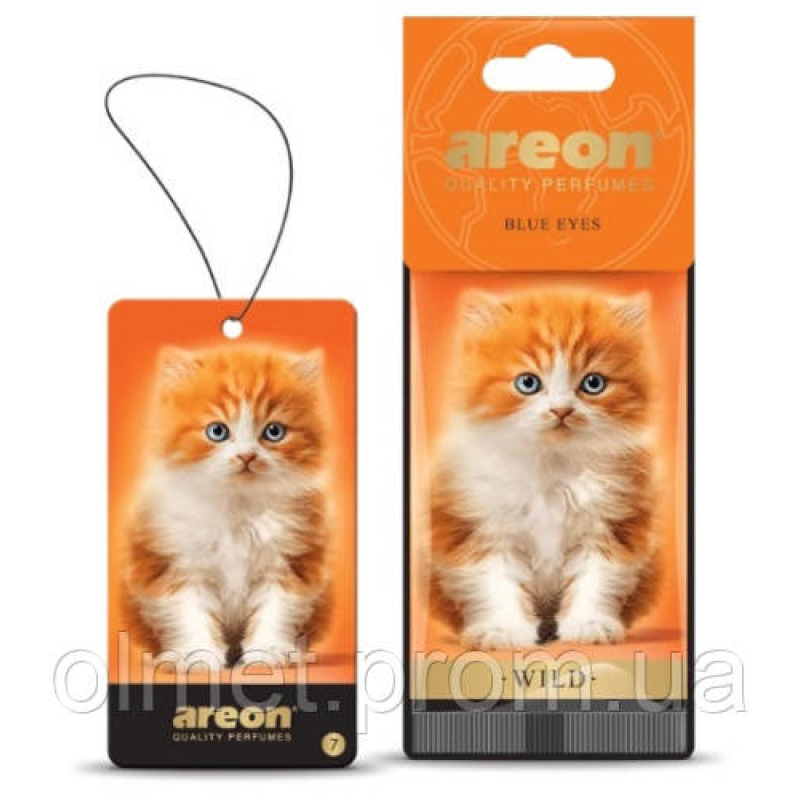 Ароматизатор Wild картонна підвіска Блакитні очі (Blue Eyes) Areon Ароматизатор Wild картонна підвіска Блакитні очі (Blue Eyes) Areon