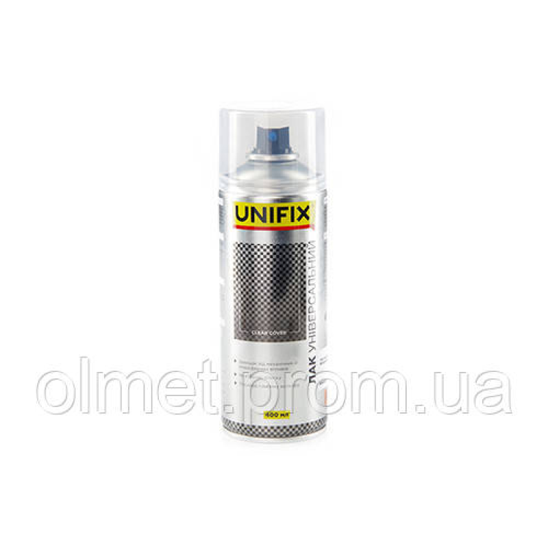 Лак акриловий універсальний Прозорий гл. 400 мл UNIFIX