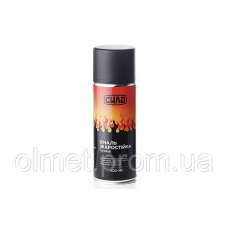 Емаль жаростійка чорна глянсова 400 мл СИЛА