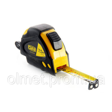 Рулетка гумова Стандарт «Супермагніт» з автостопом 7,5 м х 25 мм СІЛА