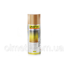 Емаль акрилова Суперхром із дзеркальним ефектом Бронза 400 мл UNIFIX