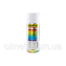 Емаль акрилова універсальна RAL 9010 Білий гл. 400 мл UNIFIX