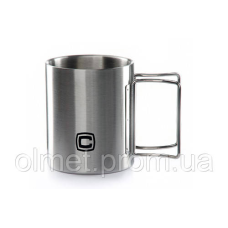 Термокухоль зі складаними ручками metall (350 мл) СИЛА