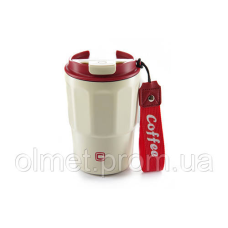 Термокухоль з напувалкою White/Red (400 мл) СИЛА