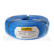 Канат поліпропіленовий 5 мм 200 м UNIFIX