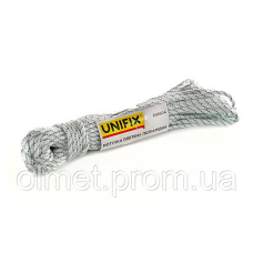 Мотузка поліамідна плетена (капронова) 5 мм 20 м UNIFIX