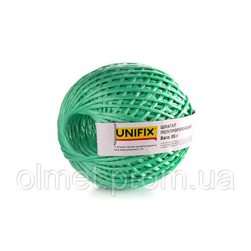 Шпагат поліпропіленовий 85 г клубок UNIFIX Шпагат поліпропіленовий 85 г клубок UNIFIX