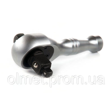 Ключ-трещина с металлической ручкой 2-х сторонний CrV 1/2, 3/8, 1/4 72Т APRO