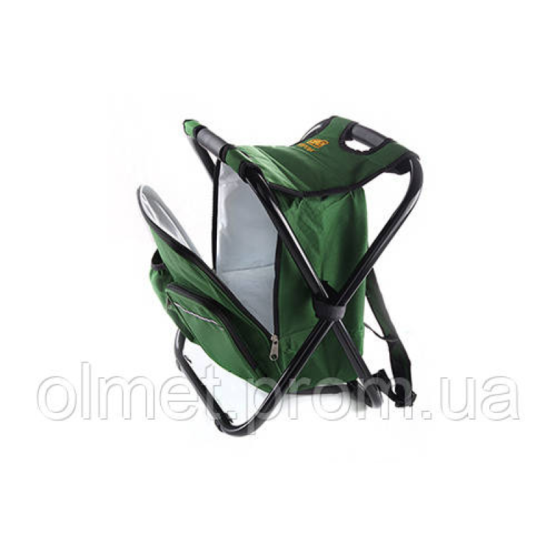 Стілець розкладний без спинки (сталевий каркас) з термосумкою-рюкзаком Ø19 мм 28х35х43 см СІЛА Стілець розкладний без спинки (сталевий каркас) з термосумкою-рюкзаком Ø19 мм 28х35х43 см СІЛА