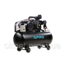 Компресор трициліндровий ремінний OFBD-200X 8Бар 7.5 кВт 1050 л/хв 200 л 380 В (2 крани) + Олія 1 л APRO