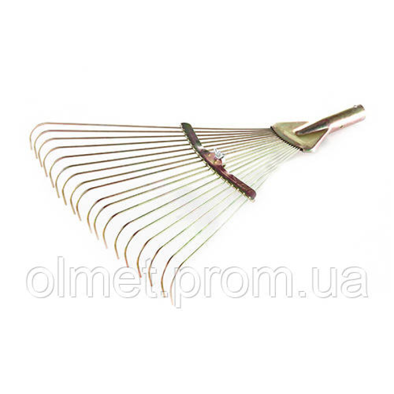 Граблі віялові регульовані 210-400 мм 18 круглих прутів СИЛА Граблі віялові регульовані 210-400 мм 18 круглих прутів СИЛА