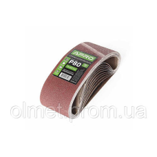 Стрічка шліфувальна нескінченна APRO P80 75×457мм (10 шт.)