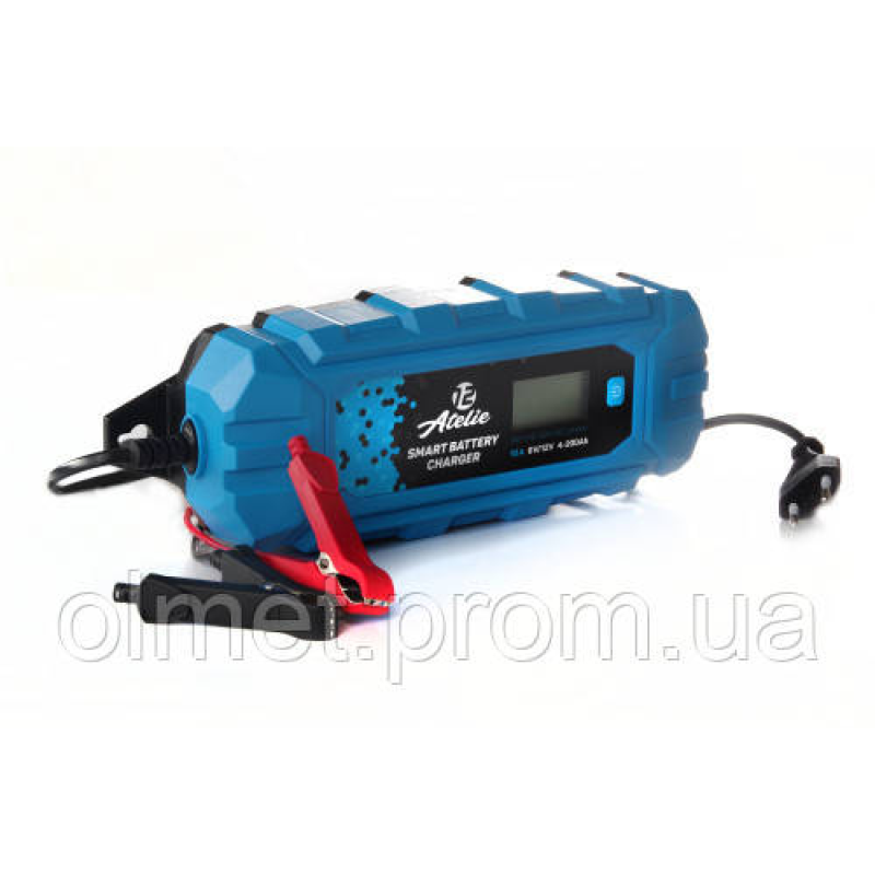Пристрій зарядний 10 А 12 В цифровий імпульсний 12 Atelie Пристрій зарядний 10 А 12 В цифровий імпульсний 12 Atelie