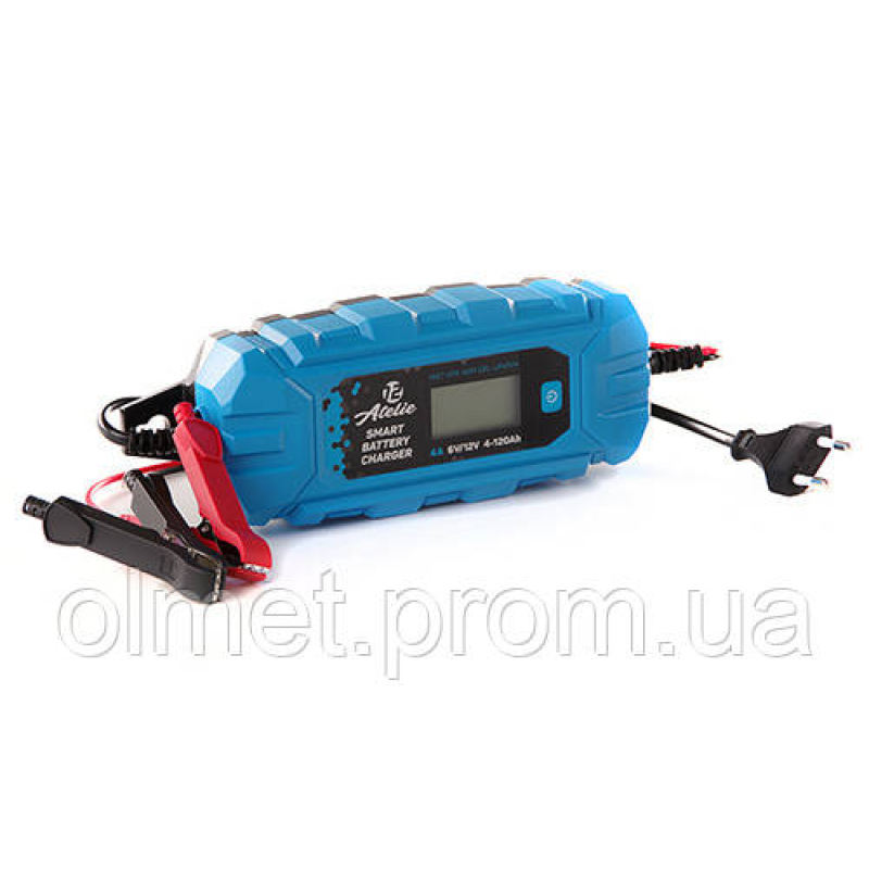 Пристрій зарядний 4 А 12 В цифровий імпульсний 12 Atelie Пристрій зарядний 4 А 12 В цифровий імпульсний 12 Atelie