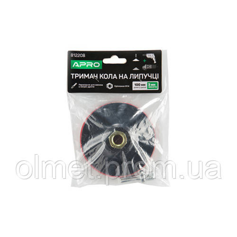 Тримач круга на липучці 100*3 мм APRO Тримач круга на липучці 100*3 мм APRO