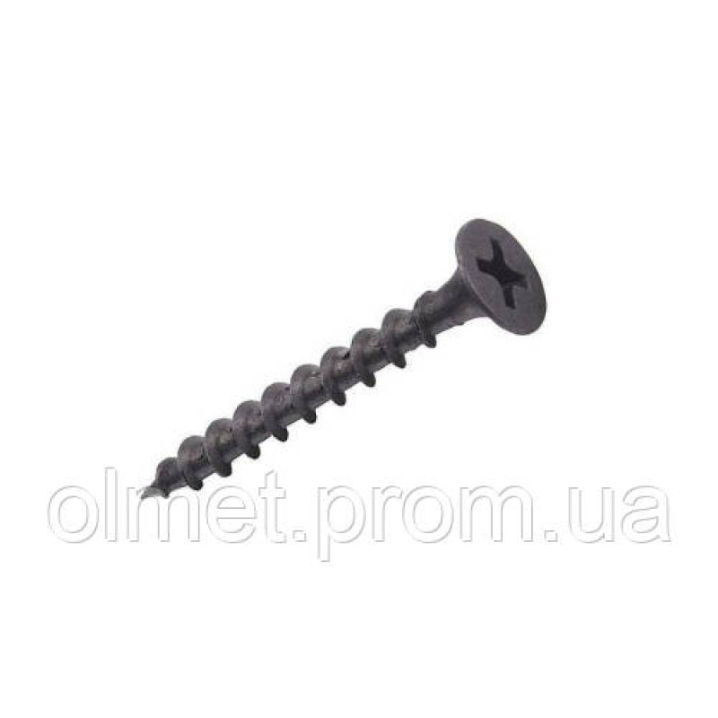 Саморіз для гіпсокартону 3,5*25 до дерева фосфатований (яск. 1000шт) APRO