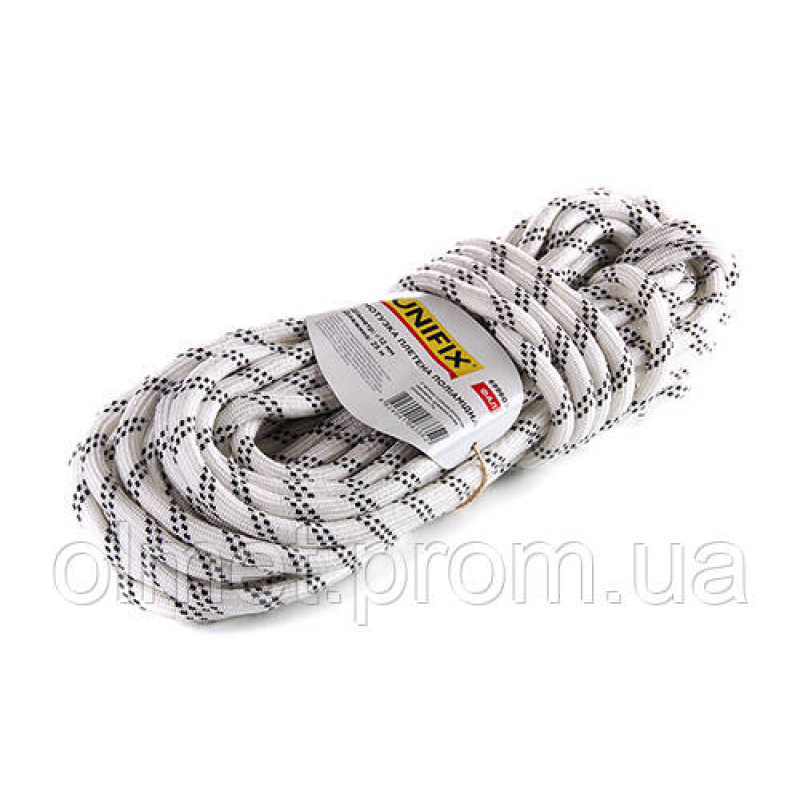 Мотузка поліамідна плетена (капронова) ФАЛ 12 мм 25 м UNIFIX