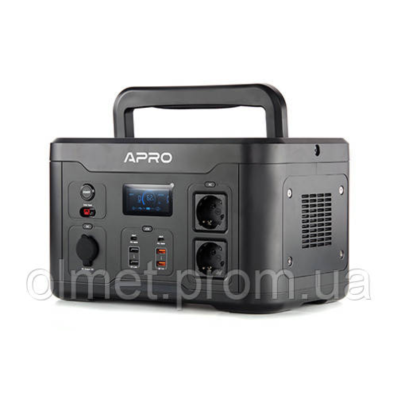 Зарядна станція PS-1000 220В 1000 Вт (1166 Вт/год) з бездротовою зарядкою APRO Зарядна станція PS-1000 220В 1000 Вт (1166 Вт/год) з бездротовою зарядкою APRO