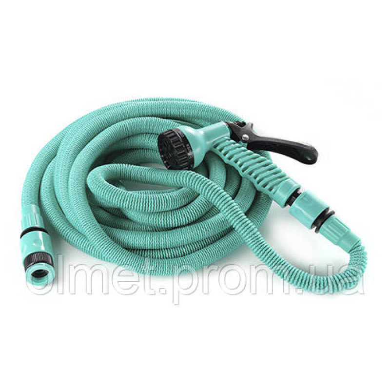 Набір: розтяжний шланг 5-15м+ пістолет-розпилювач 7 режимів СІЛА Набір: розтяжний шланг 5-15м+ пістолет-розпилювач 7 режимів СІЛА