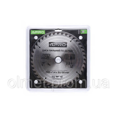 Диск пиляльний для дерева 230х32 (30)х40Т APRO