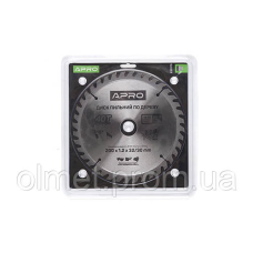 Диск пиляльний для дерева 200х32 (30)х40Т APRO