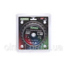 Диск пиляльний для дерева 125х22.2 мм 24Т APRO PRO