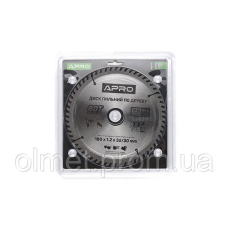 Диск пиляльний для дерева 180х32 (30)х60Т APRO