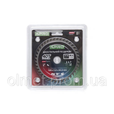Диск пиляльний для дерева 125х22.2 мм 40Т APRO PRO