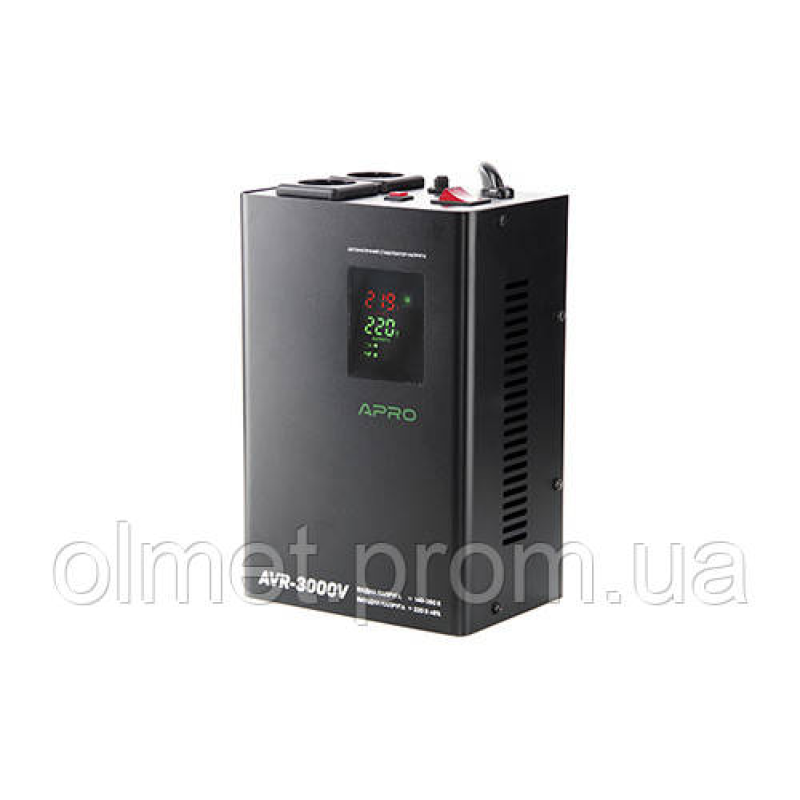 Стабілізатор напруги релейний AVR-3000V (підвісний) APRO Стабілізатор напруги релейний AVR-3000V (підвісний) APRO