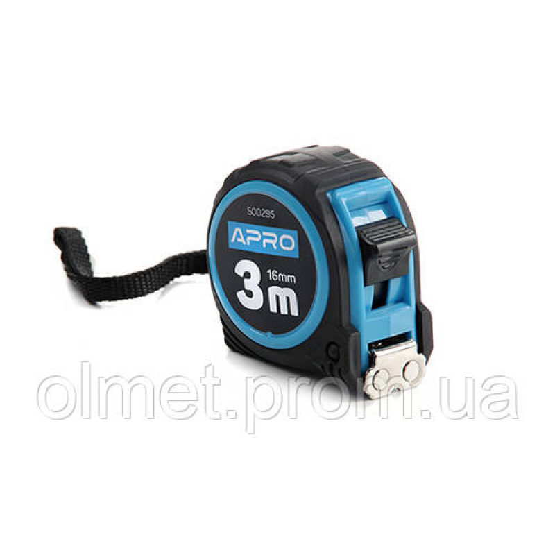 Рулетка магнітна гумова 3 х 16 мм APRO Рулетка магнітна гумова 3 х 16 мм APRO