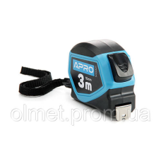 Рулетка гумова автостоп 3 мх16 мм APRO