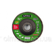 Круг пелюстково-торцевий Р40 конус 125 мм (Т29) (КПТ) APRO