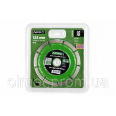 Диск відрізний для бетону 125х2х22.22мм (16-18%) Сегмент APRO