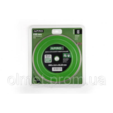 Диск відрізний для бетону 230х2.2х22.22мм (16-18%) Суцільний APRO