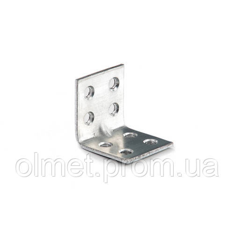 Косинець меблевий 30х30х30х2.0 мм оцинкована (пач. 50 шт.) APRO